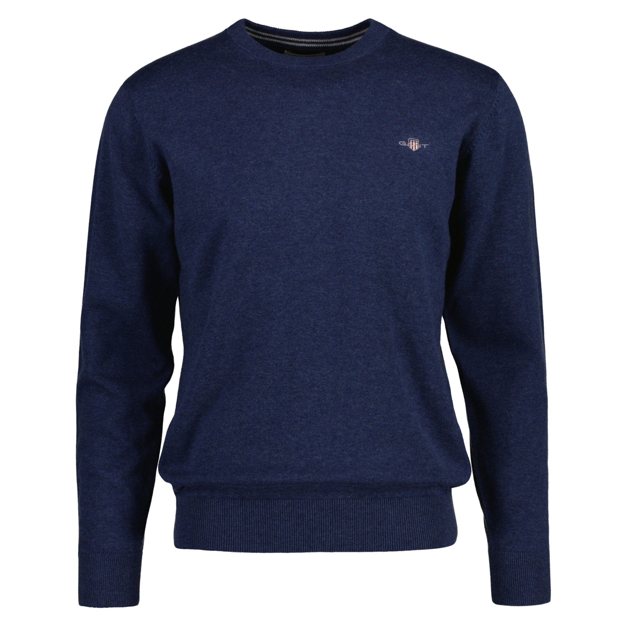 GANT Herren Pullover - CLASSIC COTTON C-NECK, Strickpullover, Rundhals, Baumwolle