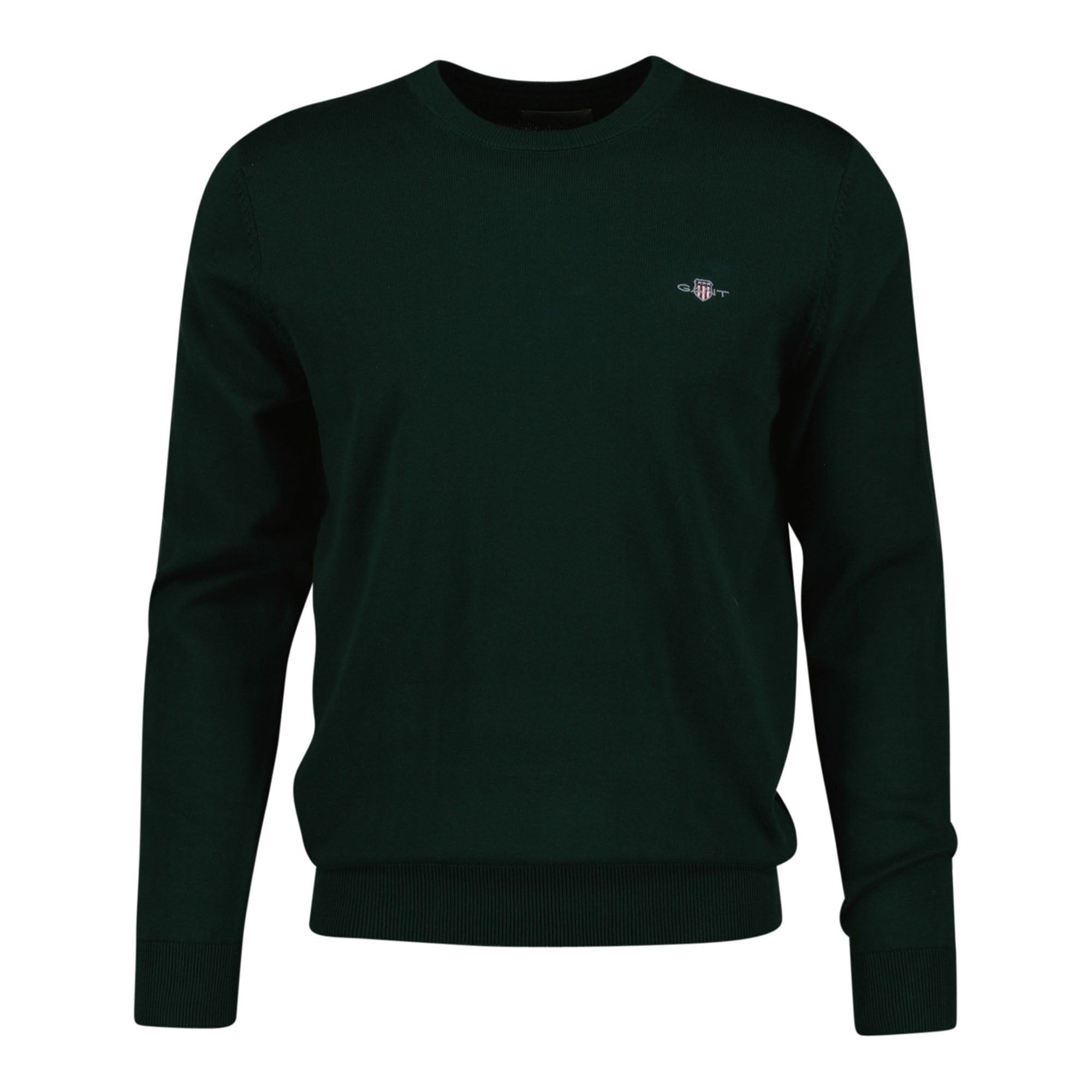 GANT Herren Pullover - CLASSIC COTTON C-NECK, Strickpullover, Rundhals, Baumwolle