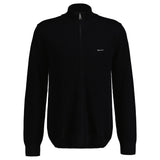 GANT Herren Pique-Strickjacke - COTTON PIQUE ZIP CARDIGAN, Reißverschluss, Baumwolle