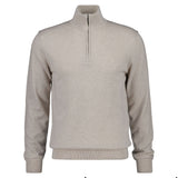 GANT Men Knit Sweater - COTTON WOOL HALF ZIP, Wool, Half-Zip Sweater