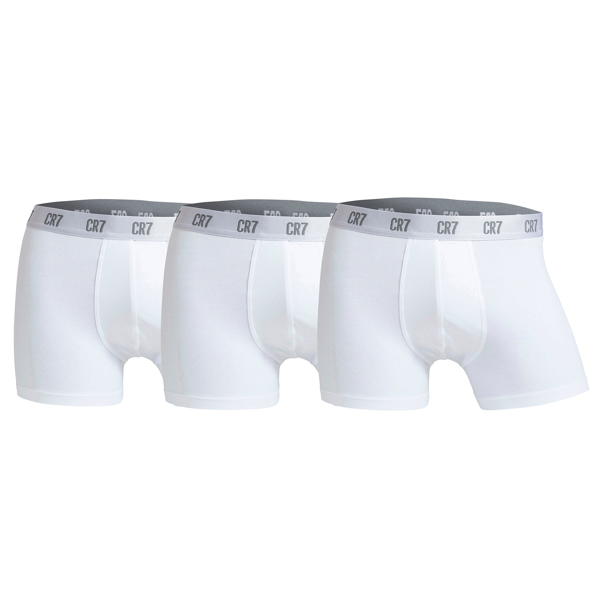 CR7 Herren Boxer Shorts, 3er Pack - Trunks, Organic Cotton Stretch