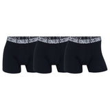CR7 Herren Boxershorts, 3er Pack - Trunks, Cotton Stretch, Logobund