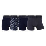 CR7 Herren Boxershorts, 4er Pack - Camouflage, Trunks, Cotton Stretch, Logobund