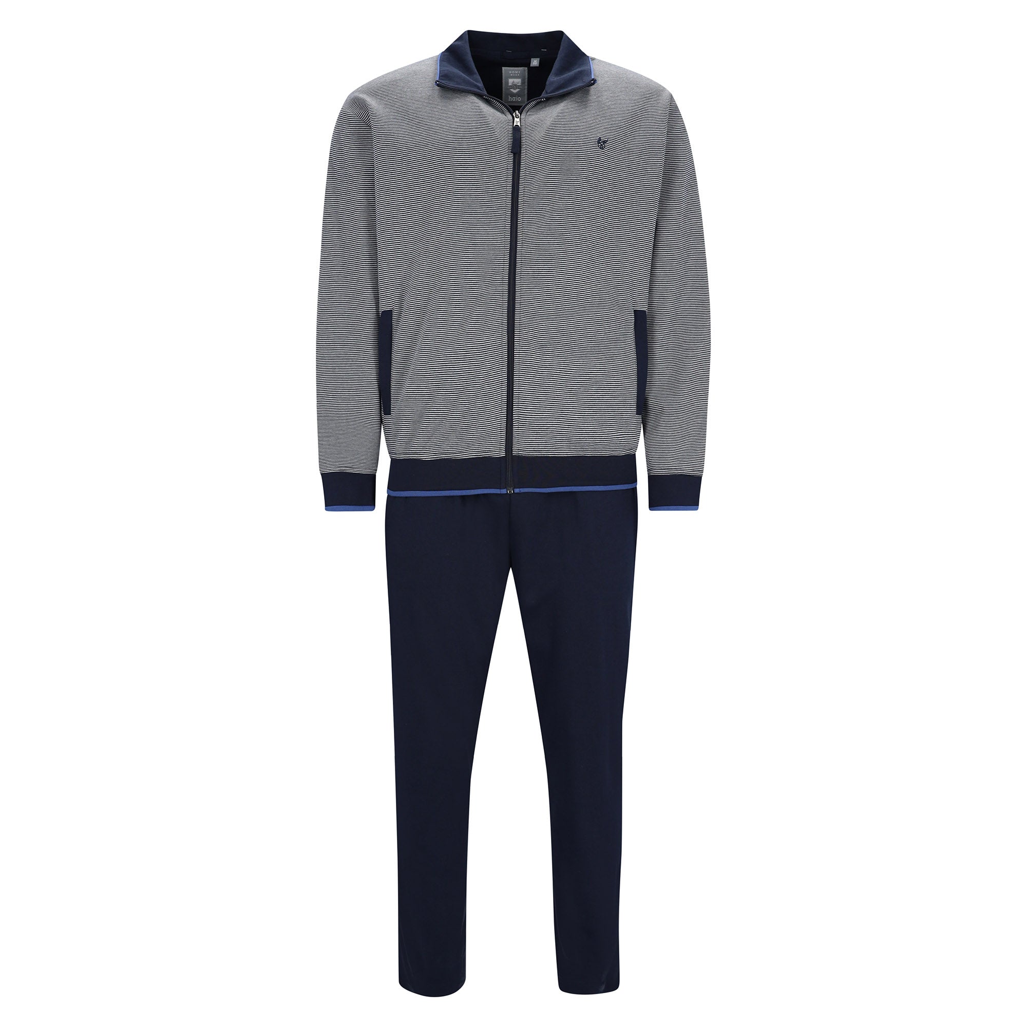 hajo Men Loungewear Set, Long - Climate Comfort, Zip Jacket, Homewear