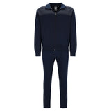 hajo Herren Hausanzug, lang - Soft Sweat, Zip-Jacke, Homewear