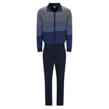hajo Herren Hausanzug, lang - Klima-Komfort, Zip-Jacke, Baumwoll-Mix