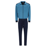 hajo Herren Hausanzug, lang - Soft Sweat, Zip-Jacke, Baumwoll-Mix