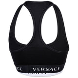 VERSACE Damen Bustier -  Unterwäsche, Bralette Bra, Baumwolle, Logobund, einfarbig – 2/2