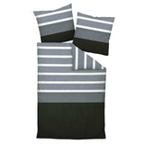 Janine bed linen 2 pieces - maco satin, cotton, striped