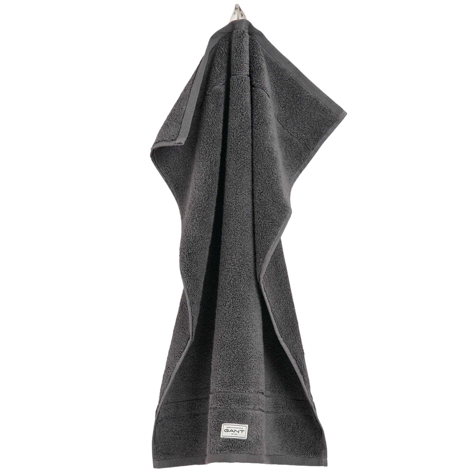 GANT Handtuch - Premium Towel, Frottee, Baumwolle, Logo, einfarbig