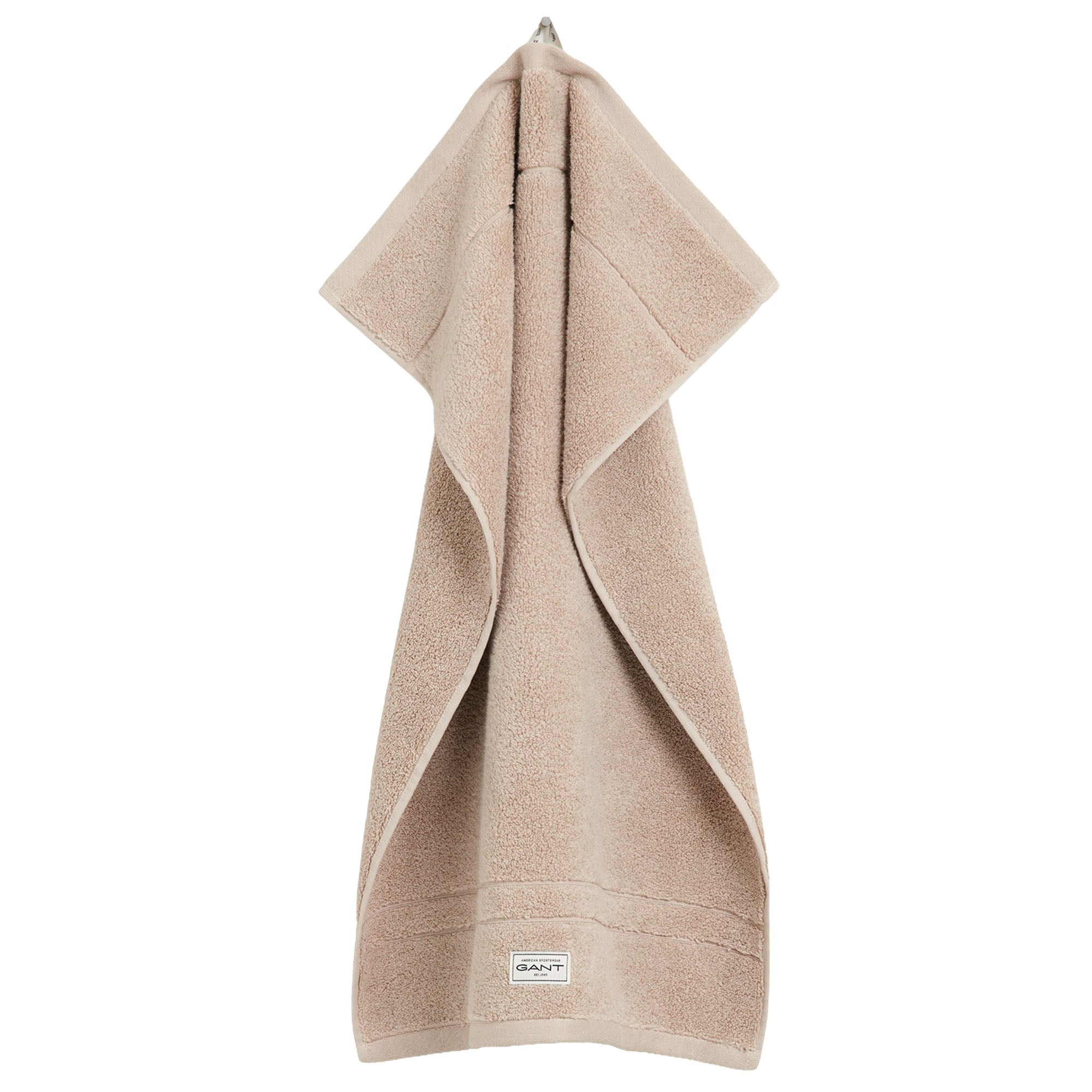 GANT Handtuch - Premium Towel, Frottee, Baumwolle, Logo, einfarbig
