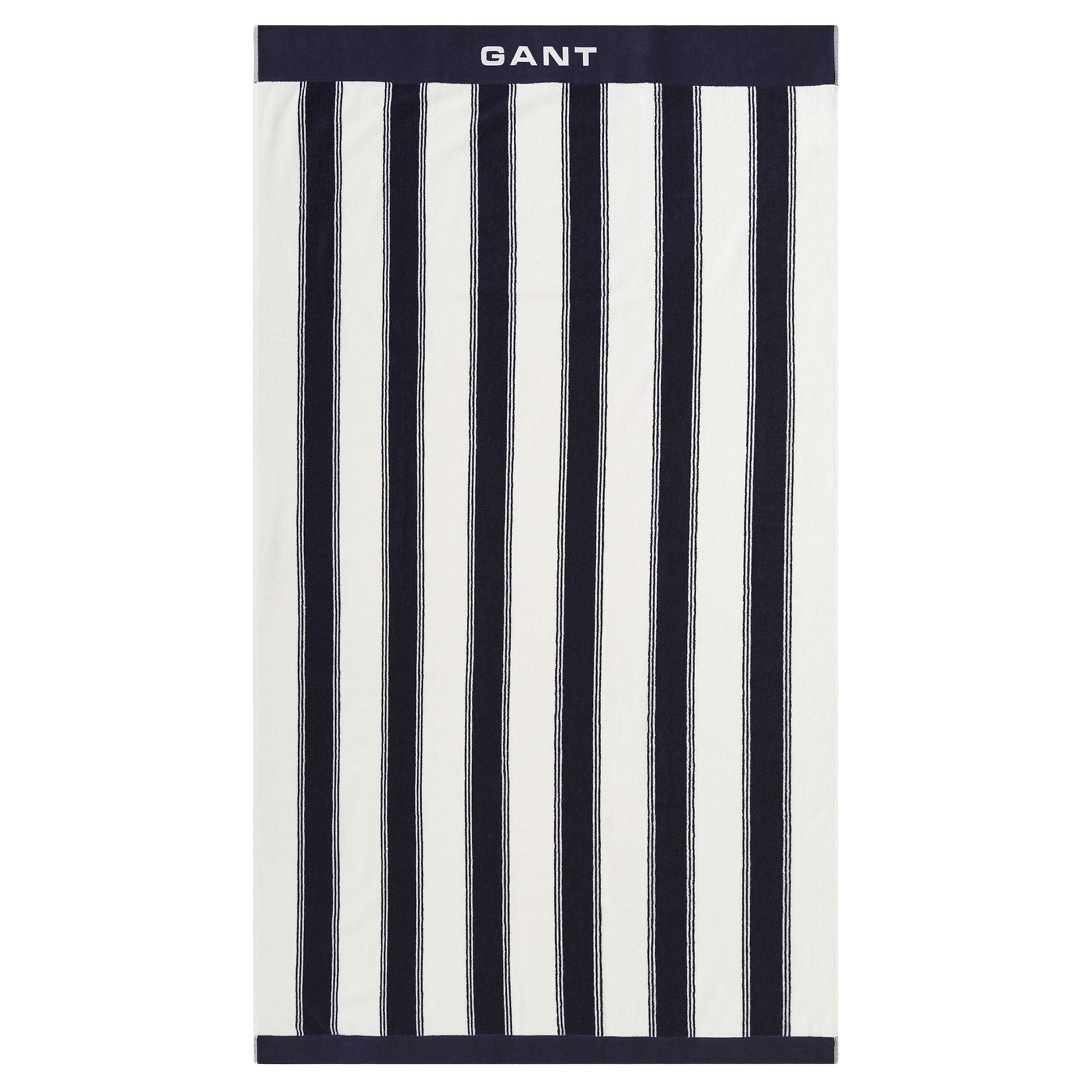 GANT Strandtuch - YACHT STRIPE BEACH TOWEL, Duschtuch, Bio-Baumwolle, Streifen