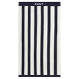 GANT Beach Towel - YACHT STRIPE BEACH TOWEL, Shower Towel, Organic Cotton, Stripes