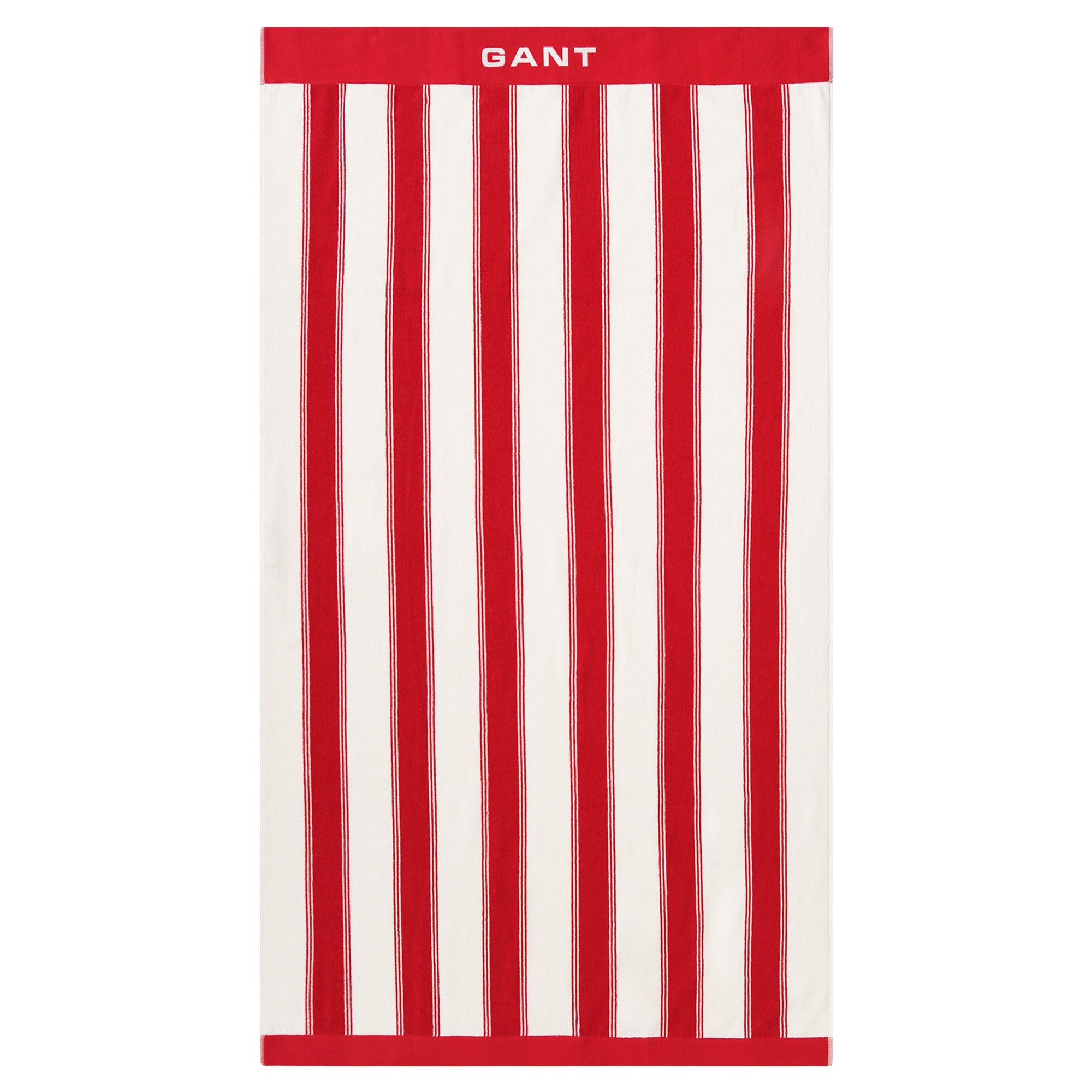 GANT Strandtuch - YACHT STRIPE BEACH TOWEL, Duschtuch, Bio-Baumwolle, Streifen