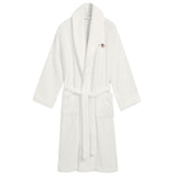 GANT Unisex Bathrobe - ARCHIVE SHIELD TERRY ROBE, shawl collar, terry cloth, organic cotton