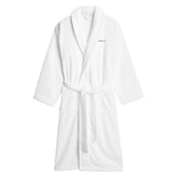 GANT Unisex Bathrobe - JACQUARD HERRINGBONE ROBE, shawl collar, herringbone pattern