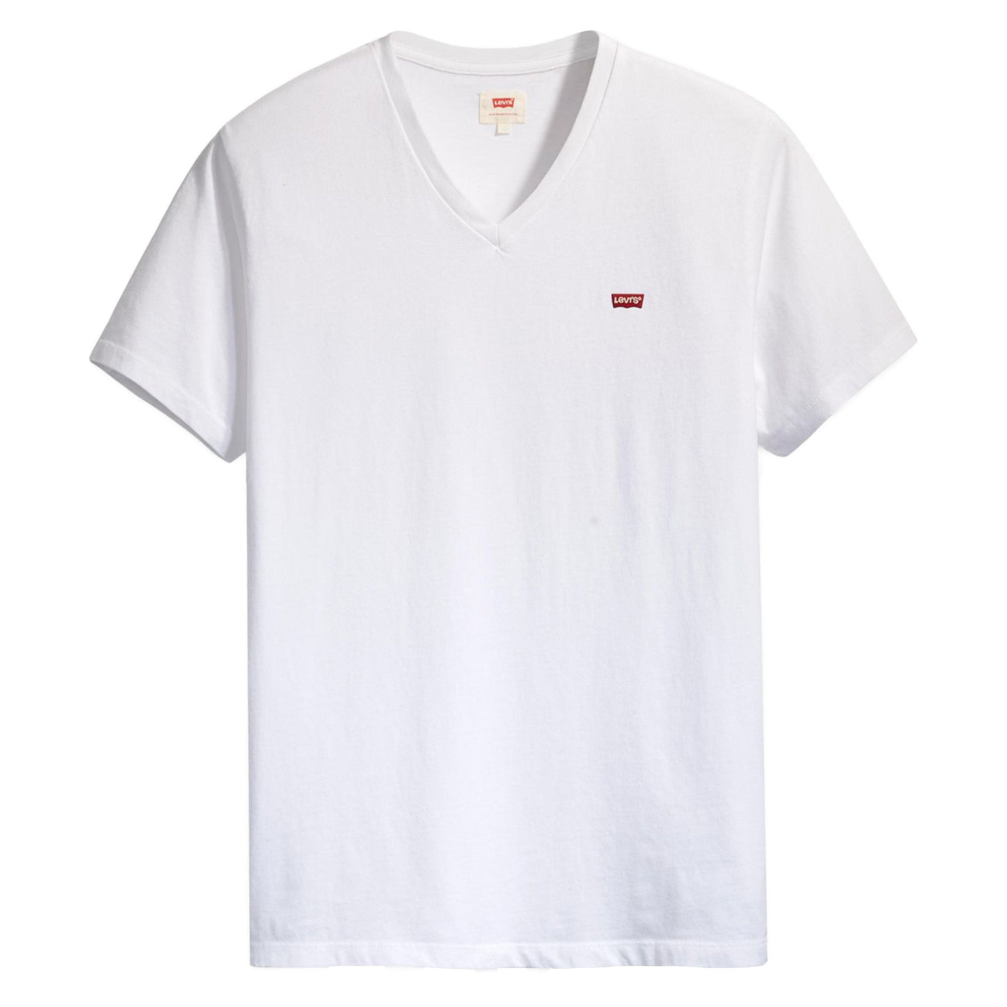Levi's Herren T-Shirt - Original Housemark Tee, V-Ausschnitt, Baumwolle