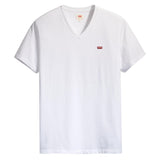 Levi's Herren T-Shirt - Original Housemark Tee, V-Ausschnitt, Baumwolle