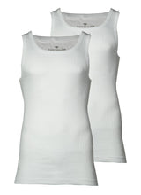 TOM TAILOR men's tank top, pack of 2 - undershirt, Garron S, plain