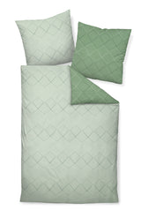 Janine Bed Linen 2 Pieces - Maco Satin, mercerized Cotton, Silk Finish, Diamonds