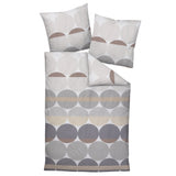 Janine bedding set, 2-piece – J.D., maco satin, cotton mercerised, silk finish, Circles
