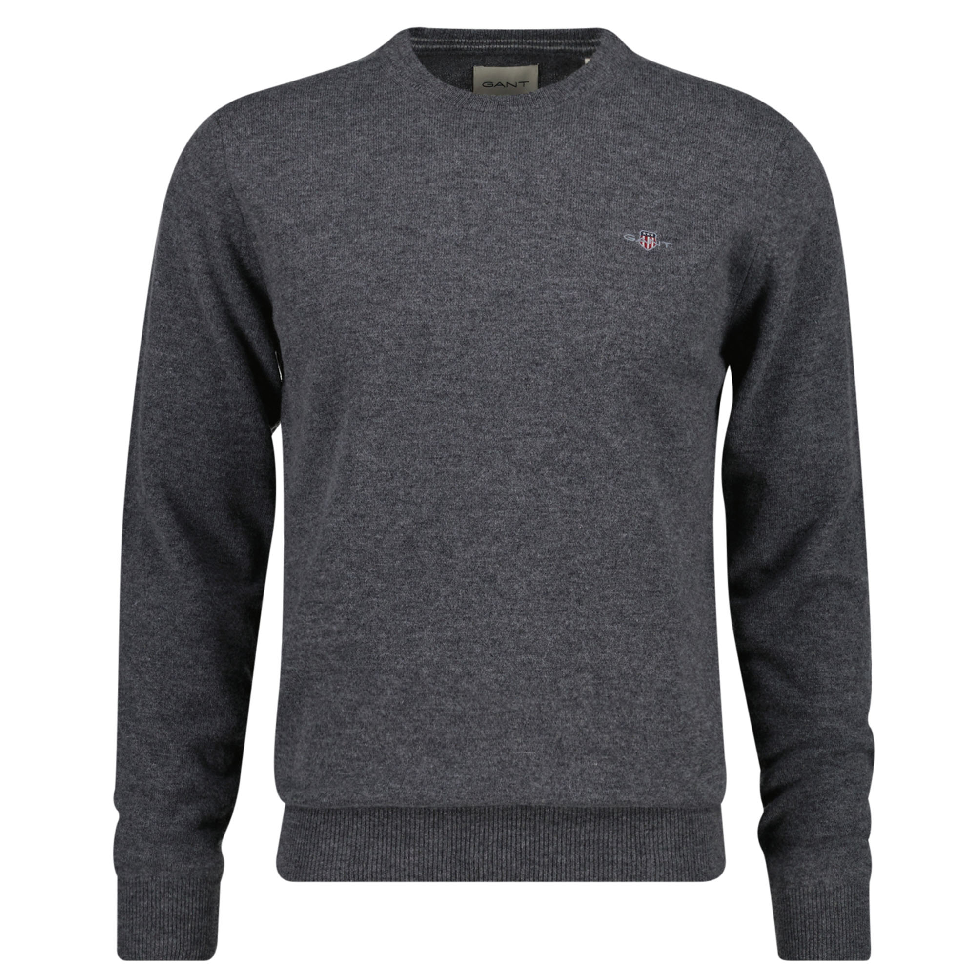 GANT Herren Strickpullover - SUPERFINE LAMBSWOOL C-NECK, Rundhals, Wolle