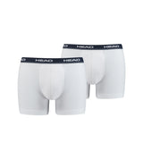 HEAD Herren Boxershort, 2er Pack - Baumwoll Stretch, Basic, einfarbig