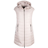 A|X ARMANI EXCHANGE women's down coat - quilted jacket, zipper, hood, logo print