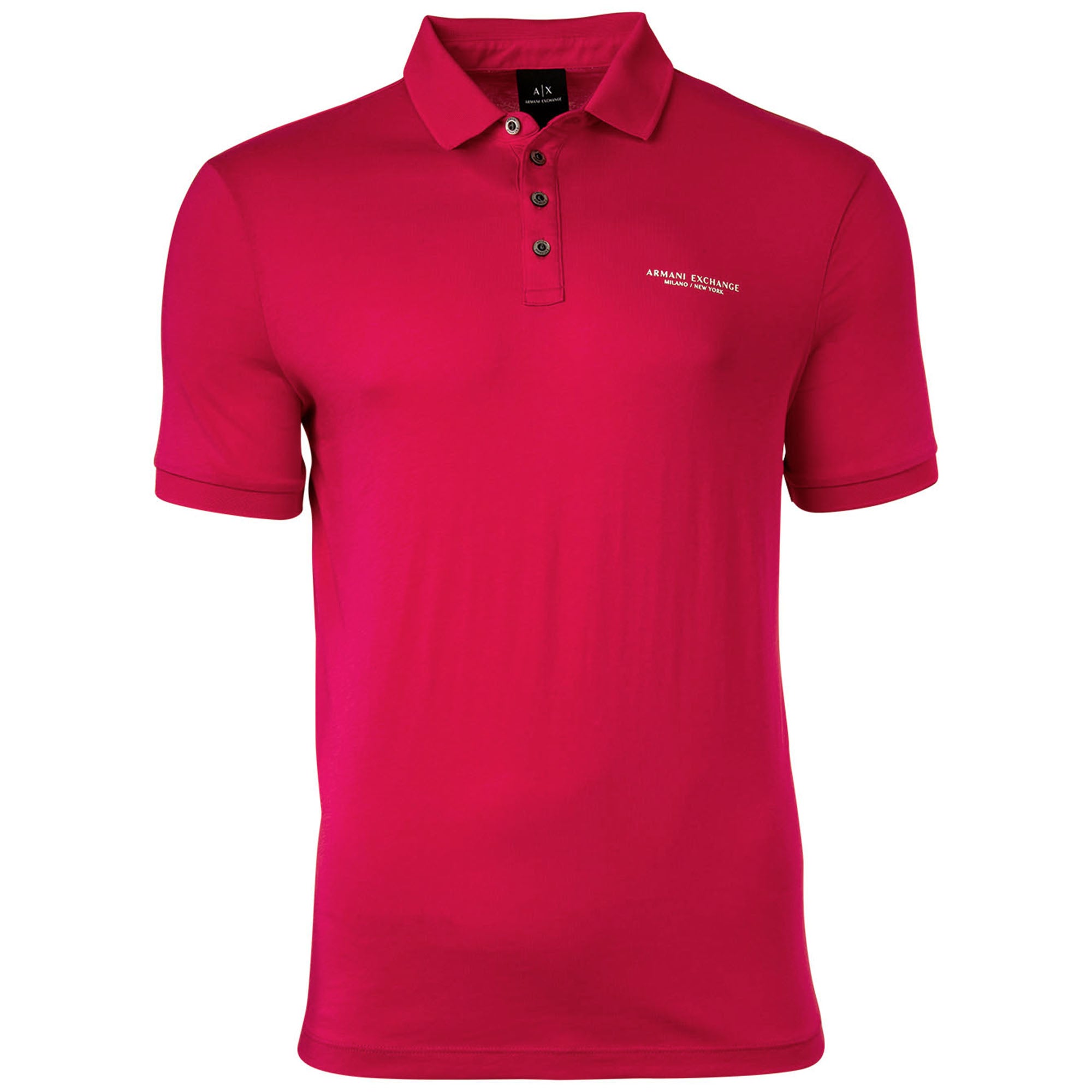 A|X ARMANI EXCHANGE Herren Poloshirt - Schriftzug, Slim fit, Cotton Stretch