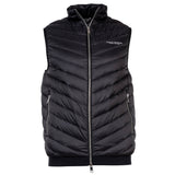 A|X ARMANI EXCHANGE Men's Down Vest - Quilted Vest, Zipper, sleeveless, solid color