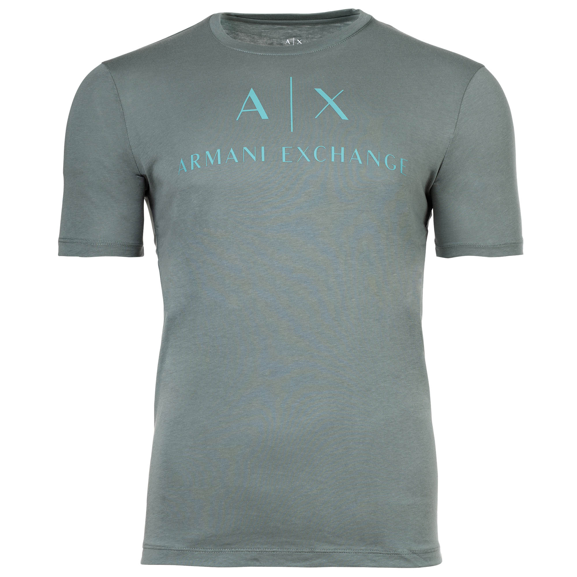 A|X ARMANI EXCHANGE Herren T-Shirt - Schriftzug, Rundhals, Cotton Stretch