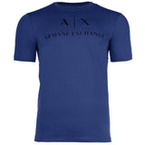 A|X ARMANI EXCHANGE Herren T-Shirt - Schriftzug, Rundhals, Cotton Stretch