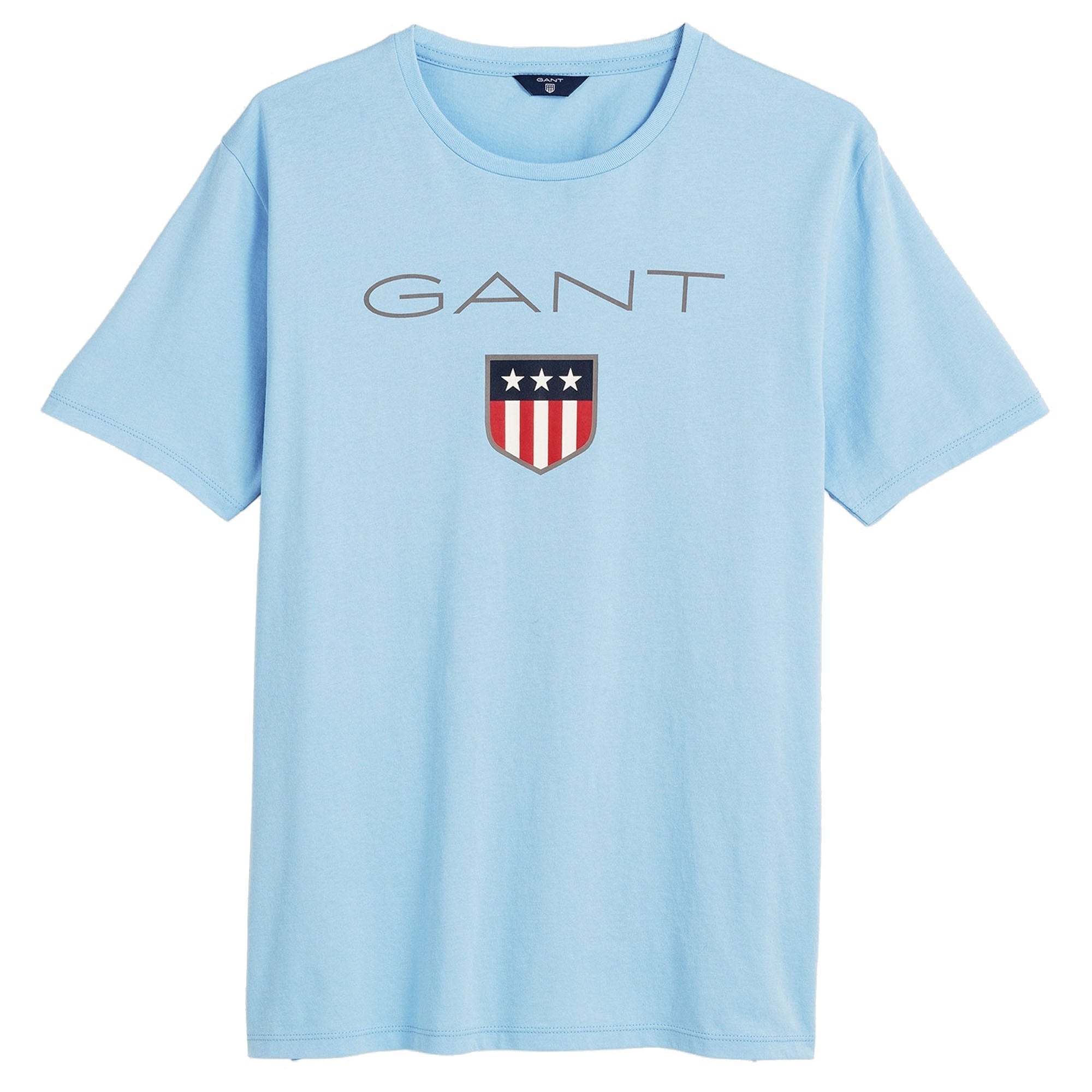 GANT Jungen T-Shirt - Teen Boys SHIELD Logo, Kurzarm, Rundhals, Baumwolle, uni
