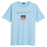 GANT Jungen T-Shirt - Teen Boys SHIELD Logo, Kurzarm, Rundhals, Baumwolle, uni