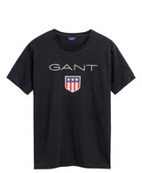 GANT Jungen T-Shirt - Teen Boys SHIELD Logo, Kurzarm, Rundhals, Baumwolle, uni