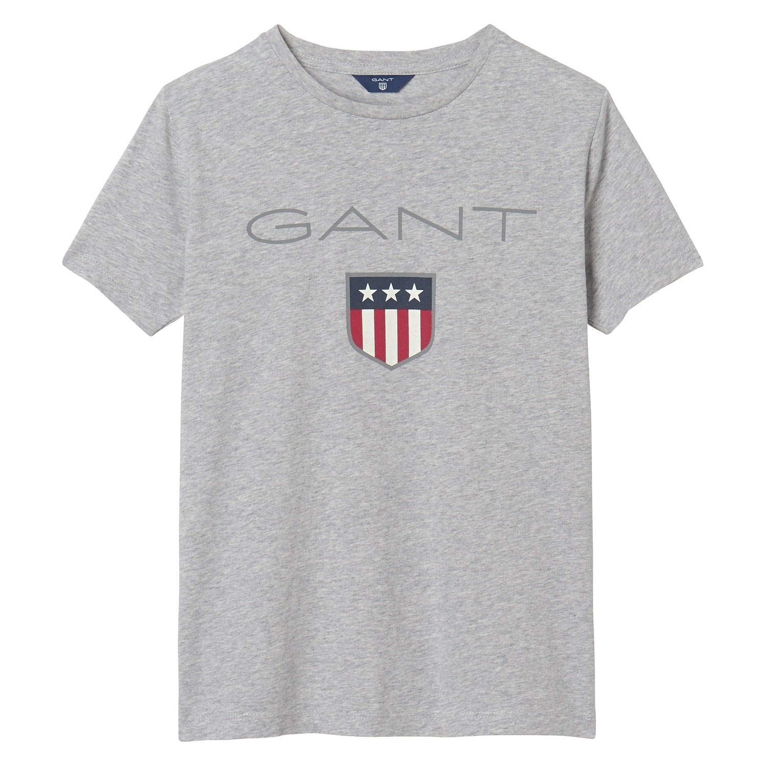 GANT Boys T-Shirt - Teen Boys SHIELD Logo, short-sleeved, round neck, cotton, uni