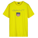 GANT Jungen T-Shirt - Teen Boys SHIELD Logo, Kurzarm, Rundhals, Baumwolle, uni