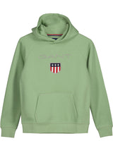 GANT Jungen Sweatshirt - Teen Boys SHIELD Hoodie, Kapuzen-Pullover, Logo, uni