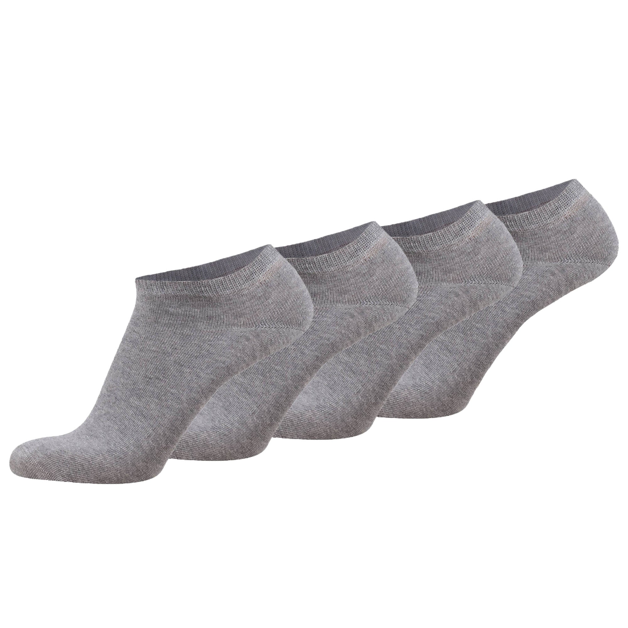 TOM TAILOR Unisex Socken, 4er Pack - Basic, Sneakersocken, einfarbig