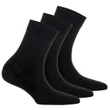 Tamaris women's socks, pack of 3 – Comfort Cotton Socks, crew socks, plain colour  