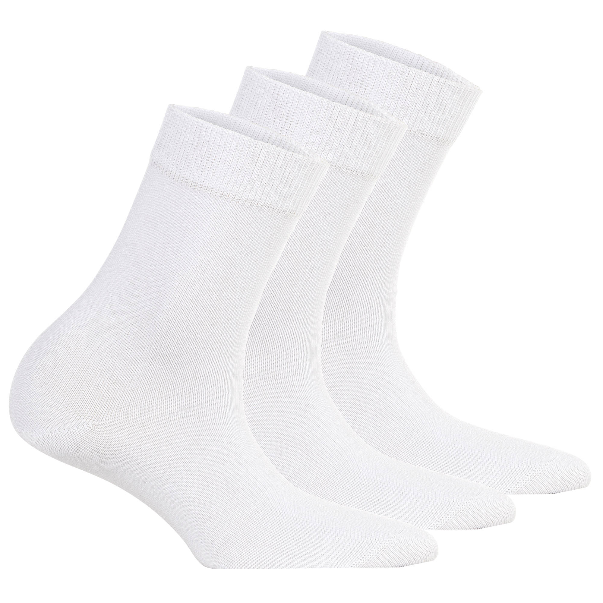 Tamaris Damen Socken, 3er Pack - Comfort Cotton Socks, Crew Socken, einfarbig