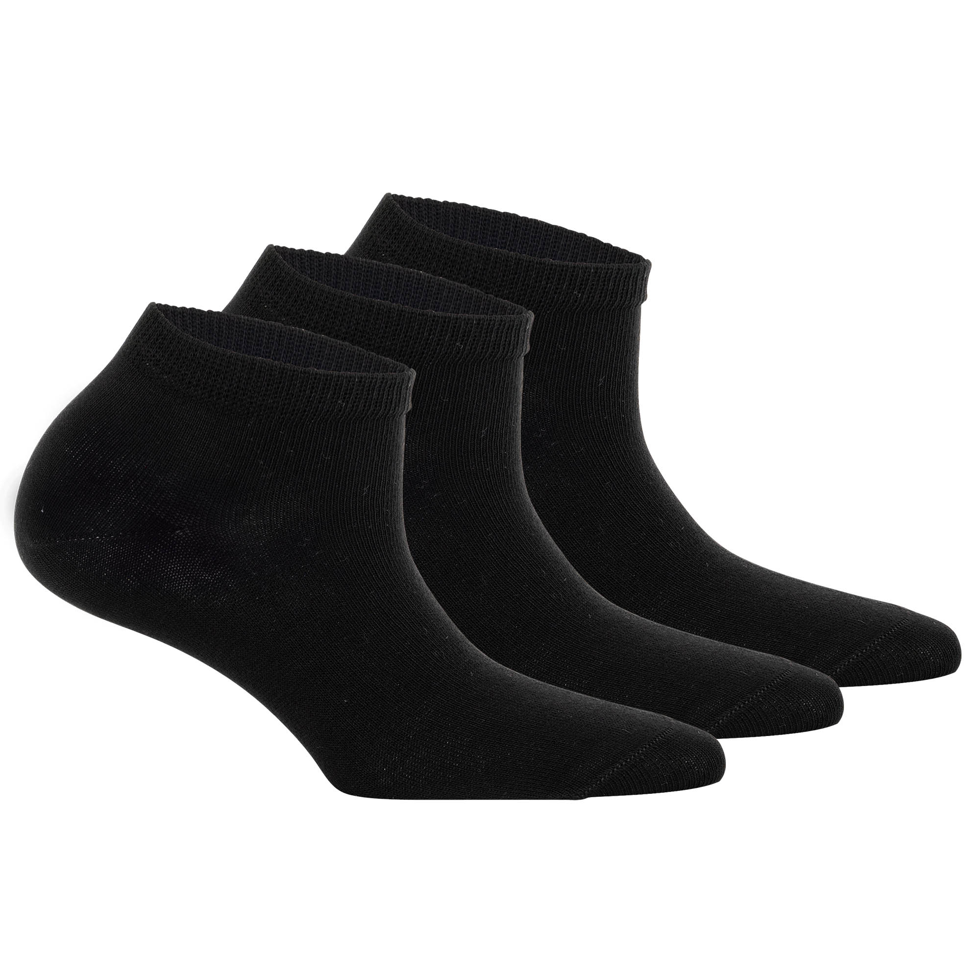 Tamaris Damen Sneakersocken, 3er Pack - Comfort Cotton Sneaker, einfarbig