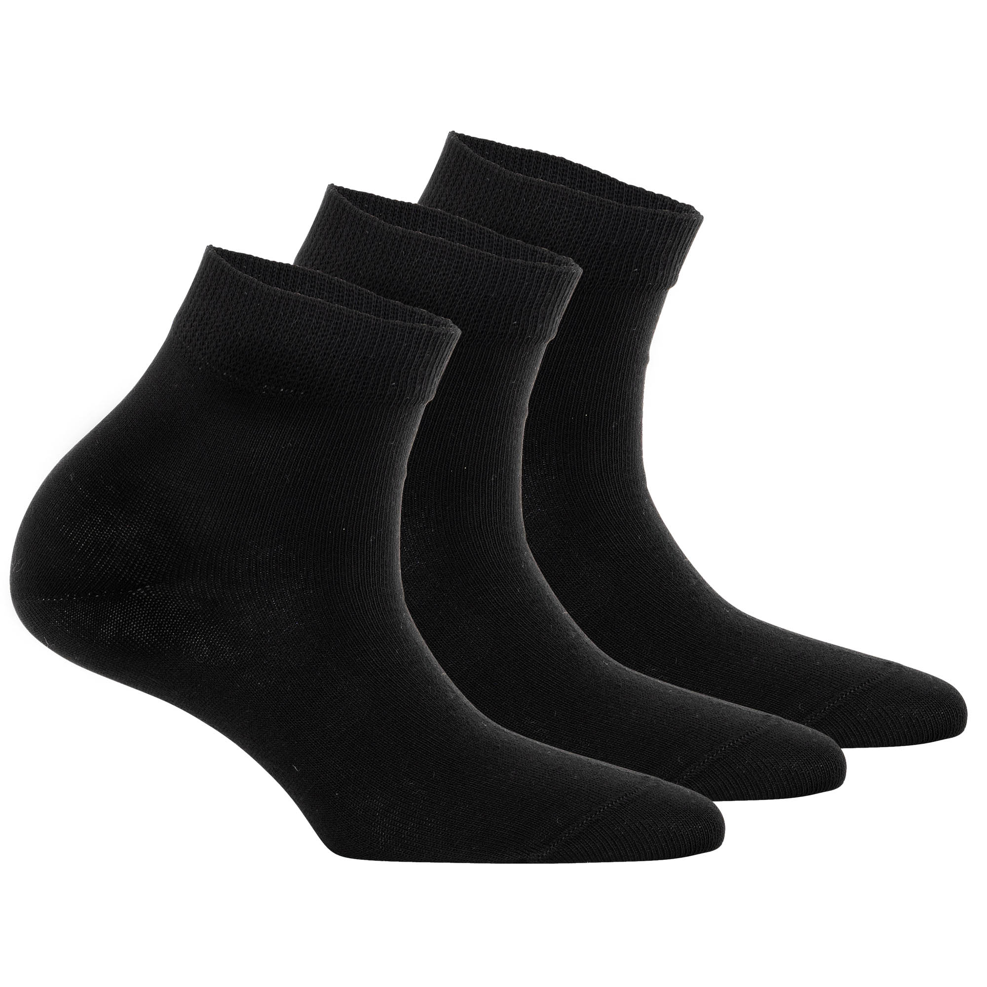 Tamaris women's quarter socks, pack of 3 – Comfort Cotton Quarter, plain