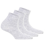 Tamaris women's quarter socks, pack of 3 – Comfort Cotton Quarter, plain