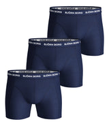 BJÖRN BORG Herren Boxershorts 3er Pack - Pants, Cotton Stretch, Logobund