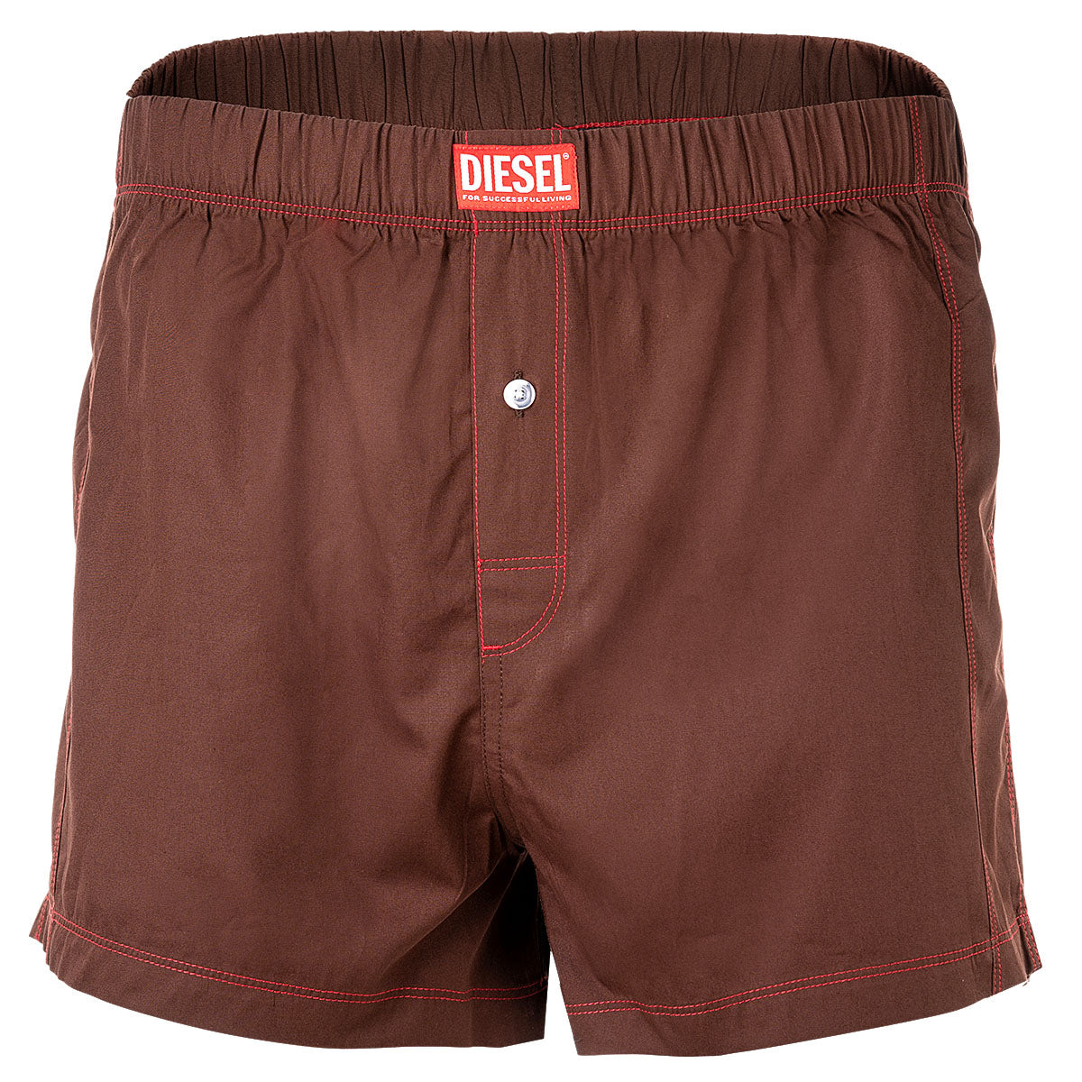 DIESEL Men's Woven Boxer Shorts - UUBX-STARK, Trunks, Cotton, Solid Color
