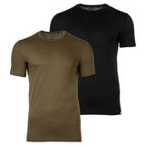 DIESEL Men's T-Shirt 2 Pack- UMTEE-RANDAL-TUBE, round neck, short sleeve, unicolor
