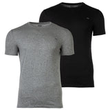 DIESEL Men's T-Shirt 2 Pack- UMTEE-RANDAL-TUBE, round neck, short sleeve, Logo