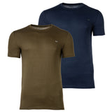 DIESEL Men's T-Shirt 2 Pack- UMTEE-RANDAL-TUBE, round neck, short sleeve, Logo