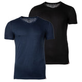 DIESEL Men's T-Shirt 2 Pack- UMTEE-MICHAEL-TUBE, V neck, short sleeve, unicolor